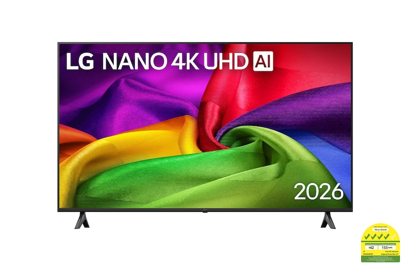 55 Inch LG NANO 4K UHD AI NU80 Smart TV 2026